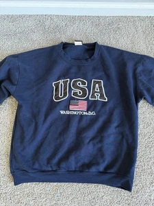 Vintage USA Embroidered Crewneck Sweatshirt Size XL - Picture 1 of 5
