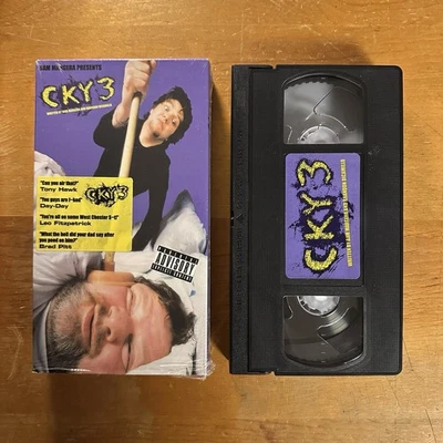 Vintage 2001 “CKY3” VHS Skateboard Video - Bam Margera Ryan Dunn Jackass - Image 1 of 4