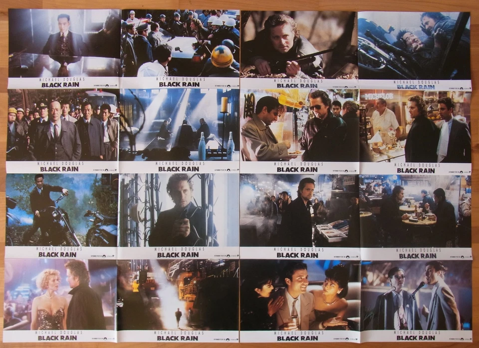Black Rain - Michael Douglas, Andy Garcia - 16 Aushangfotos - Bild 1 von 1
