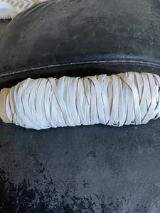 Langaroo Leather Lacing Total 30 Metres 1.0 mm Thick 4 Mm Wide White Colour, New - Picture 1 of 2