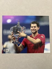 Dominic Thiem autographed signed 8x10 photo Beckett BAS COA Tennis Wimbledon ATP