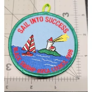Sail Into Success - Black Swamp Area Council 1988 Patch - Boy Scouts - Picture 1 of 2