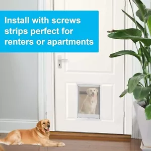CEESC Large Dog Door with Soft Transparent Magnetic Flap and Snap-in Closing ... - Picture 1 of 5