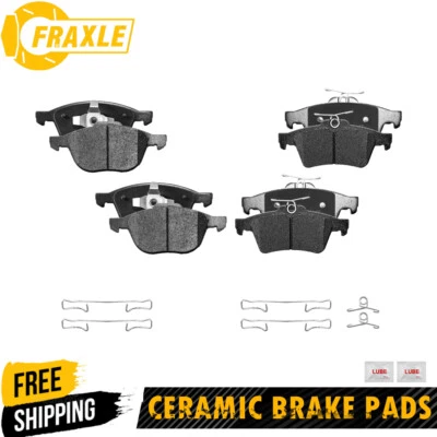 Front Rear Ceramic Brake Pads For 2005 - 2010 2011 2012 2013  Mazda 3 Sport 5 - Изображение 1 из 4