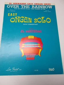 Al Hermanns Easy Orgel Serie über dem Regenbogen Orgel Noten Zauberer von Oz - Bild 1 von 3