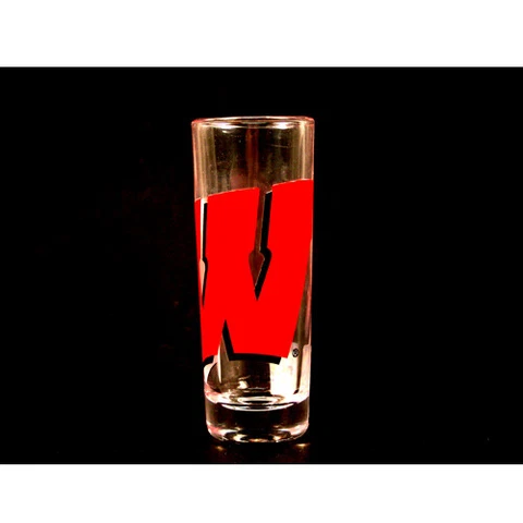 Wisconsin Badgers NCAA "Hype" Tall Shot Glass Cover