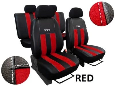 FUNDAS DE ASIENTO FORD KA+ MK3 2017-2021 CUERO ARTIFICIAL Y ALICANTE Foto 1 de 4