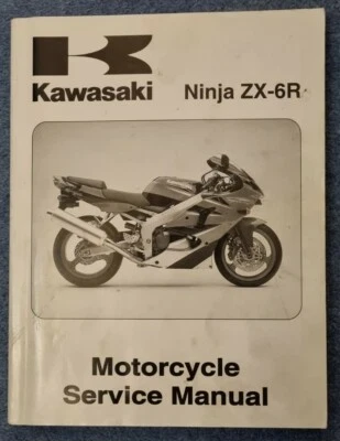 Kawasaki Zx6r zx6 zx600 zx 6r Official Workshop Manual not haynes - Image 1 of 2