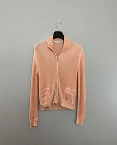 Vintage Women's Brunello Cucinelli Zip Cardigan Pockets Size M-L - Picture 1 of 15