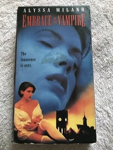 Embrace of the Vampire Horror VHS 1995 Unrated Alyssa Milano - Picture 1 of 4