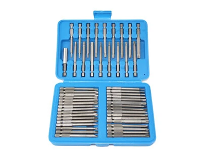 50 tlg Bitsatz Bitset extra lang Bitbox Bits Bit Set Satz Sortiment CRV 09588 - Bild 1 von 4