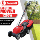 Electric Lawnmower Rotary Lawn Mower RocwooD 1200W 32cm 320mm Corded