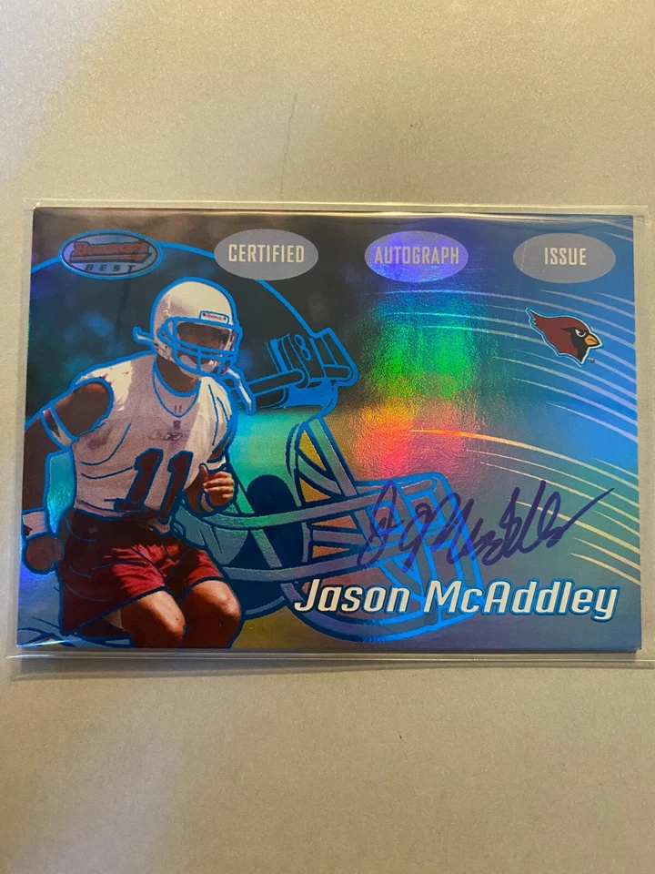 A12,236 - 2002 Bowman's Best Blue #138 Jason McAddley Auto/399 - Image 1 of 1