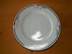 Sango Majesty CALLALILY PINK 8400 Dinner Plates 10 3/8" 7 available - Picture 1 of 4