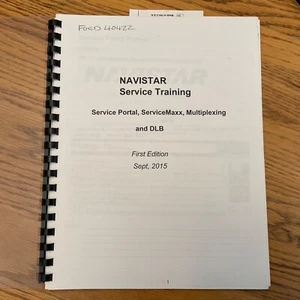 Navistar MAXXFORCE SERVICE TRAINING MANUAL DIESEL ENGINE, SERVICEMAXX GUIDE BOOK - Picture 1 of 7