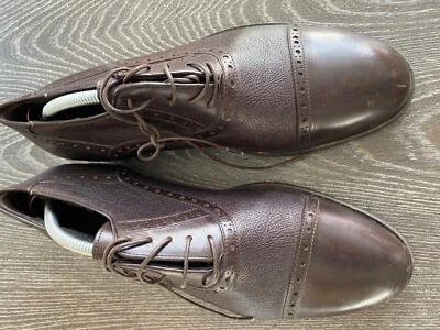 Giorgio Armani Marrón Hombre Zapatos Oxford Con Piel Interior, Marrón, Europa Talla 42,5 Foto 1 de 4