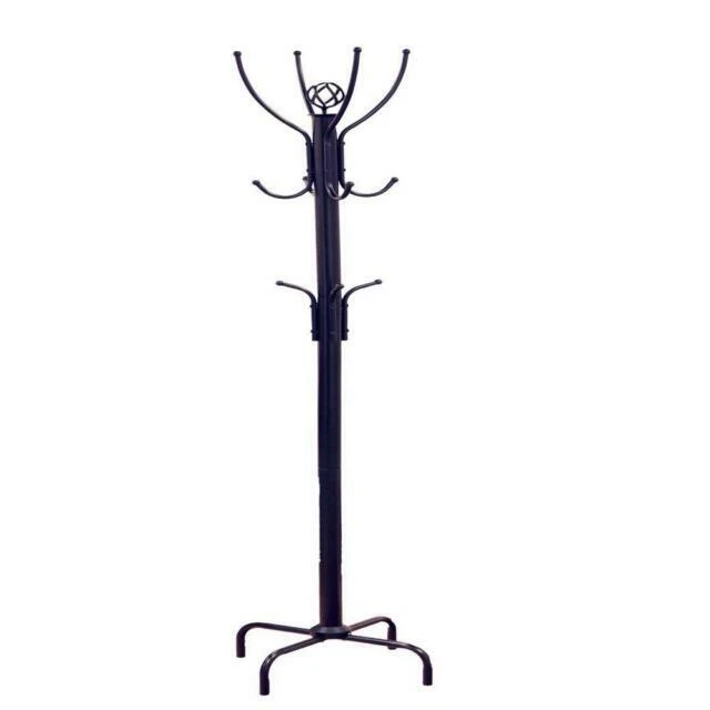 Frenchi CR002 Home Furnishing Metal Coat Rack - Black