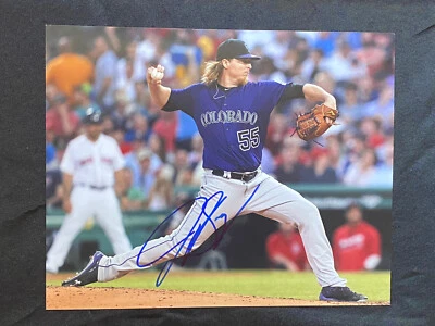 Jon Gray Colorado Rockies Signed Auto Autographed 8x10 Photo - Image 1 of 3