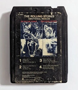 The Rolling Stones - Emotional Rescue (8-Track) TP 16015 - Vtg Jagger - Untested - Picture 1 of 6