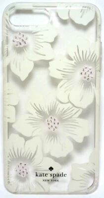 Kate Spade Hardshell Clear Case for Apple iPhone 7 Plus, 8 Plus , Clear/Floral - Image 1 of 2