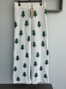Cupcakes and Cashmere Holiday Christmas Tree Super Soft Pants Size: L NEW! - Picture 1 of 11