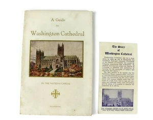 A Guide to Washington Cathedral in the Nation's Capital 1947 + Folding MAP VGUC - Picture 1 of 5