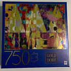 New Sealed 750 Piece Puzzle Art Gold Dore Abstract Triangles 2019