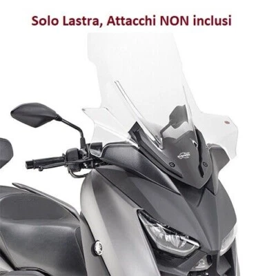 KAPPA Lastra Parabrezza senza Attacchi Spoiler Per Yamaha X-MAX 400 2018-2021 - Immagine 1 di 3