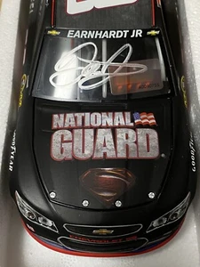 2013 Dale AUTOGRAPHED Earnhardt Jr #88 Superman Man Of Steel 1:24 Limited 1/276 - Picture 1 of 15