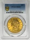 1904 $20 Liberty Head Double Eagle Gold Coin PCGS MS 65+ (B)