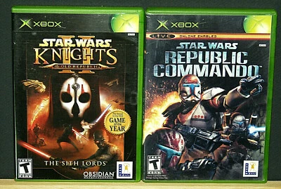 STAR WARS COMMANDO & STAR WARS KNIGHTS II THE SITH LORDS(Microsoft XBOX)NTSC-U/C - Image 1 of 4