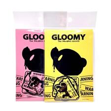 GLOOMY Limited Edition Sticker Set Yellow & Pink set of 2 New F/S