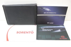 2013 Sorento Kia Owners Manual set GUIDE BOOK WITH CASE - Picture 1 of 1