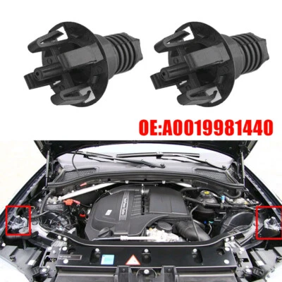 2x Hood Rubber Bumper Cushion Buffer Stop for Mercedes-Benz CLA250  A0019981440 - Image 1 of 4
