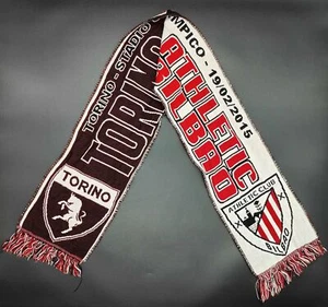 SCIARPA fc torino athletic club bilbao 2014-15 EUROPA LEAGUE BUFANDA CALCIO - Foto 1 di 4