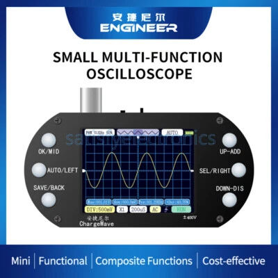 Mini Digital Oscilloscope 2.5mhz Sampling Rate 200khz Bandwidth 80khz PWM NEW - Image 1 of 4