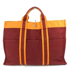 HERMES French Festival Hawaii 2002 Bicolor Fourre Tout MM Bag Tote Bag Hand Bag - Picture 1 of 17
