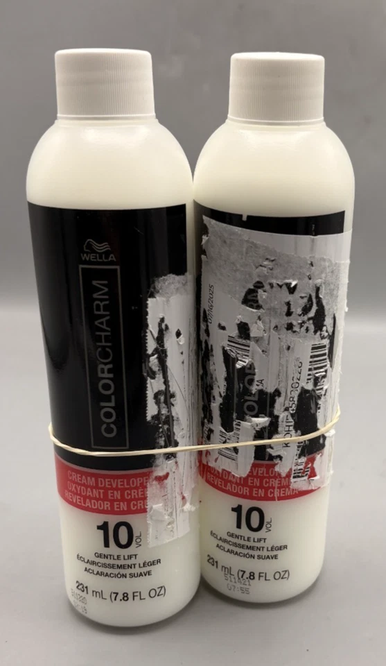 WELLA Color Charm 10 Vol Cream Developer for Optimal Gray Blending and Rich Mu