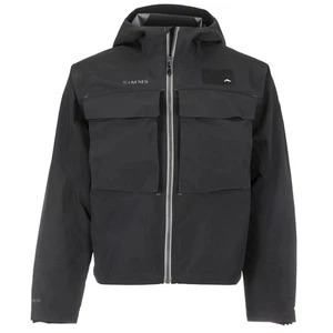 Simms Men's Guide Classic Wading Jacket - Size S - Color Carbon - CLOSEOUT - Picture 1 of 5