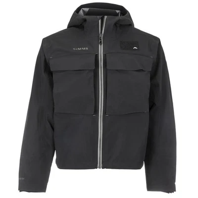 Simms Men's Guide Classic Wading Jacket - Size S - Color Carbon - CLOSEOUT - Image 1 of 4