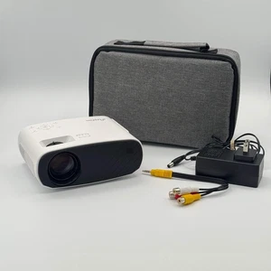 Elephas BL128 Portable Projector 1080P Full HD White with Case - Picture 1 of 10