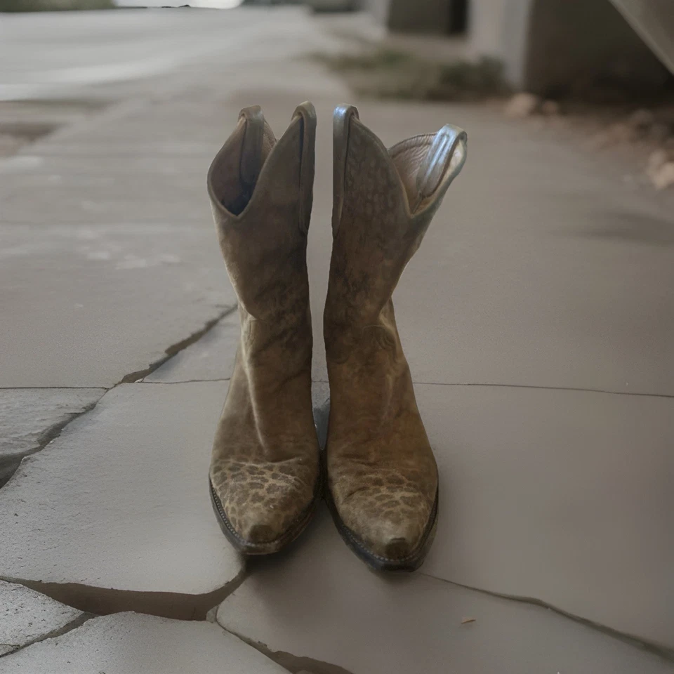 Botas de Vaquero The Old Gringo Mujer Cuero Tostado Envejecido Talla 9B México Foto 1 de 4