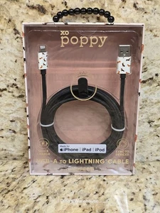 XO Poppy Dachshund USB-A To Apple Port  Fast Charging Cable 10 Feet Long NIB - Picture 1 of 5