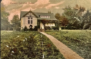 Großbritannien "Finchley Golf Club House" Anfang 1900 Postkarte - Bild 1 von 2