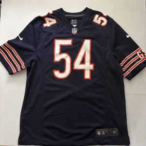 Camiseta Brian Urlacher Para Hombre Grande Azul Chicago Bears Nike On Field #54 Limpia - Imagen 1 de 10