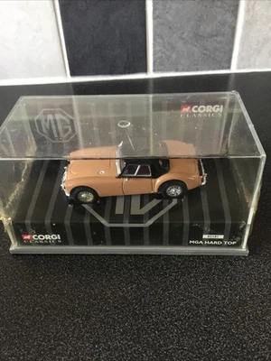 Corgi Classics MGA Hard Top 03101 Tan With Black Roof Factory Sealed - Image 1 of 4