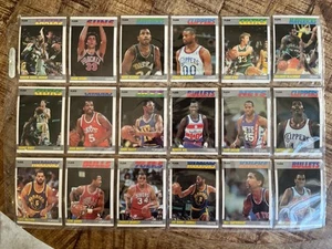1987 Fleer Basketball Set 131/132 Magic Bird Akeem Ewing - Bild 1 von 9