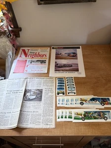 Lot Vintage Epherma & Aufkleber Sunoco Tarta Bus Ohio Wrap Around - Bild 1 von 10