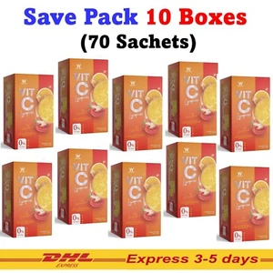 10x Wink White W Vitamin-C COQ10 Plus Powder Drink Healthy Aura Skin - Picture 1 of 9