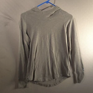Women's Columbia Gray Hooded Sweatshirt Size Small No Pockets - Picture 1 of 6